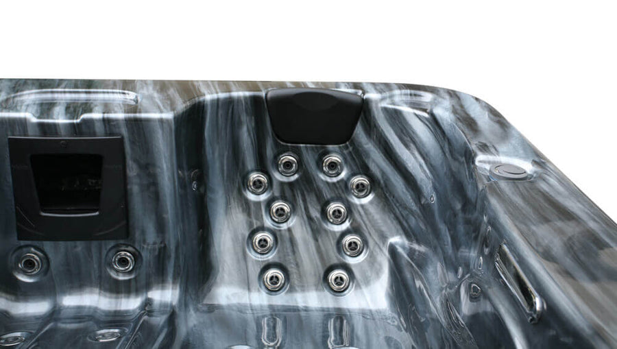Home Deluxe BLACK MARBLE Outdoor-Whirlpool – Ansicht 8