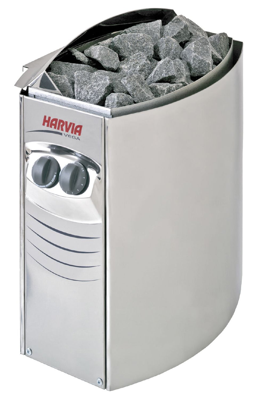 Harvia Vega BC80 Elektro-Saunaofen 8 kW, Wandmontage, Edelstahl, für Saunakabinen von 7 bis 12 m³