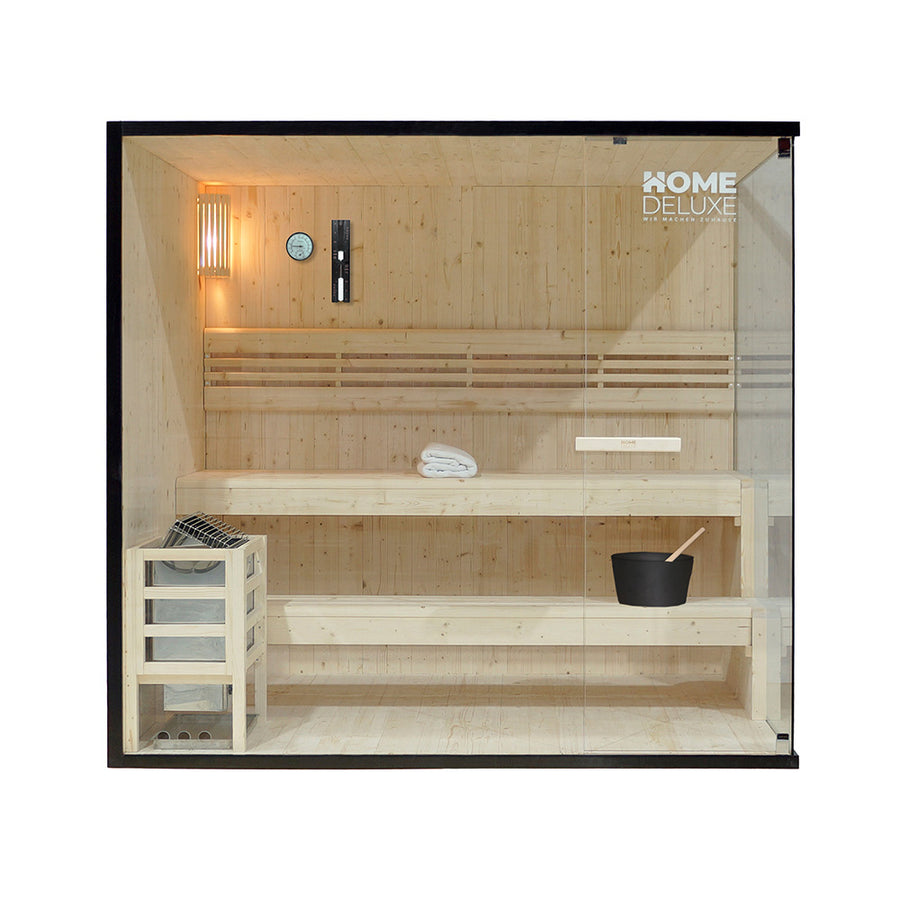 Home Deluxe SHADOW XL Innensauna – Produktansicht