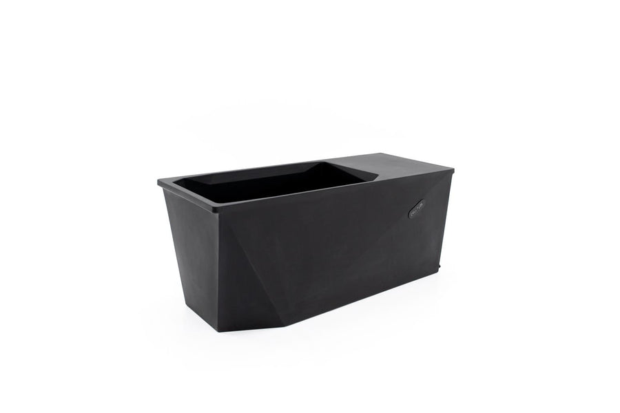 Chill Tubs Lite Eisbad, Kaltwasserbecken 400 Liter rotationsgeformt mit integriertem Kühlaggregat, Schwarz