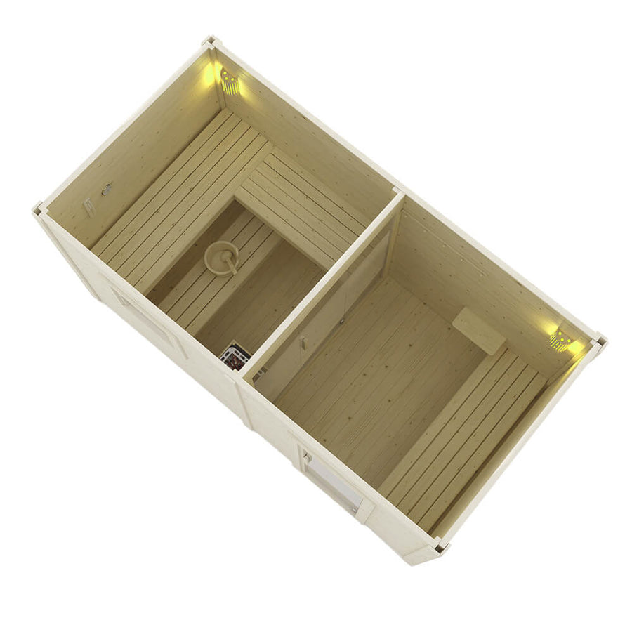 Home Deluxe TALO XL Gartensauna – Ansicht 4